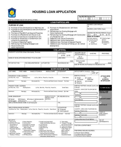 Housing Loan Application .